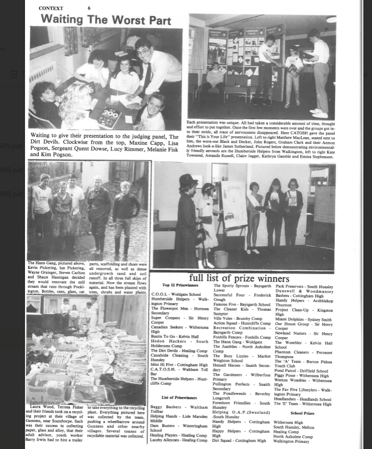 1989 Lifestyle project newsletter page 6
