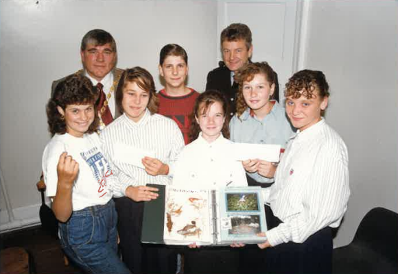 Lifestyle team with their logbook